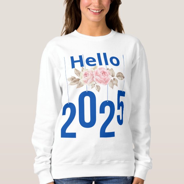 Sudadera Hola 2025 (Anverso)