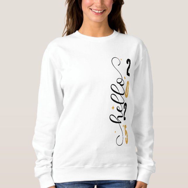 Sudadera Hola 2025 (Anverso)