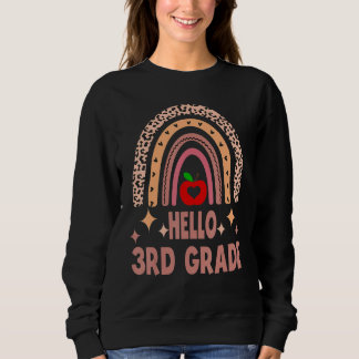 Sudadera Hola 3er Grado Primer Día de Regreso a la Escuela