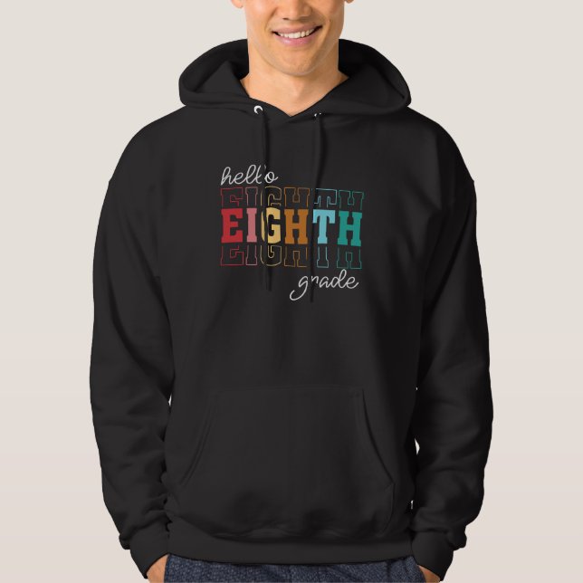 Sudadera hola 8vo grado (Anverso)