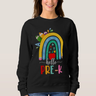 Sudadera Hola A Los Niños Maestros De Predicación Del Boho