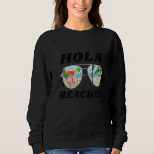 Sudadera Hola Beaches Gafas de sol Playa de vacaciones de v