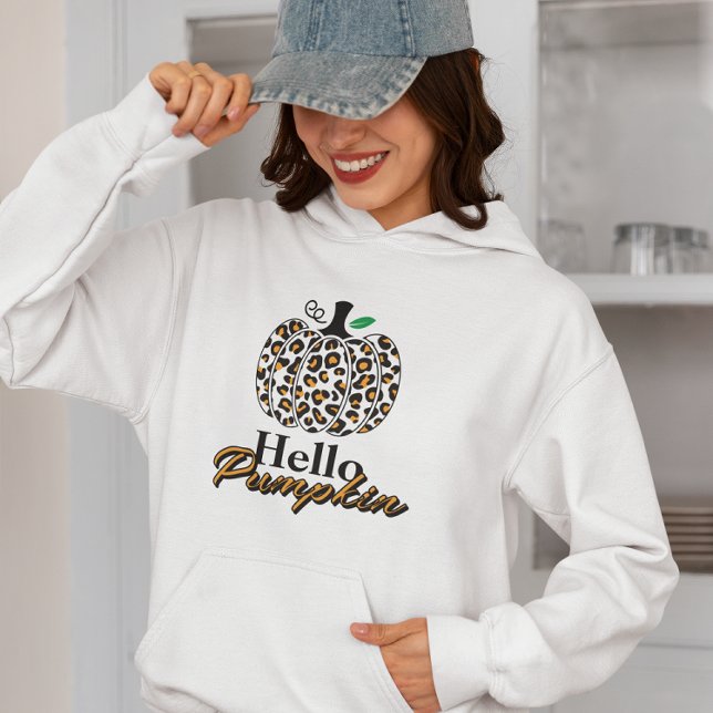 Sudadera Hola Calabazas, Vibes otoño otoño otoño de otoño (Subido por el creador)