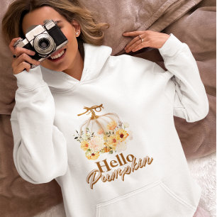Sudadera Hola Calabazas, Vibes otoño otoño otoño de otoño