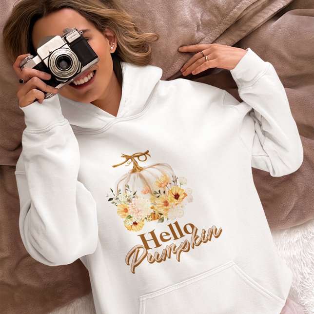 Sudadera Hola Calabazas, Vibes otoño otoño otoño de otoño (Subido por el creador)