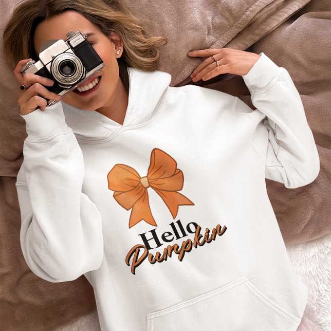 Sudadera Hola Calabazas, Vibes otoño otoño otoño de otoño (Subido por el creador)