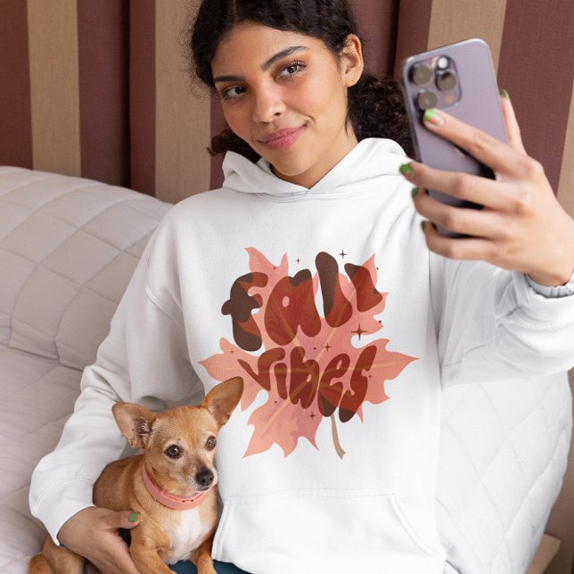 Sudadera Hola Calabazas, Vibes otoño otoño otoño de otoño (Subido por el creador)