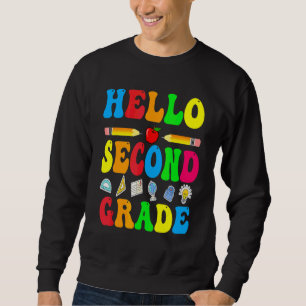 Sudadera Hola Equipo De Segundo Grado 2do Grado De Regreso