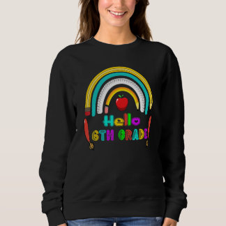 Sudadera Hola Equipo de Sexto Grado Sexto Grado De vuelta a