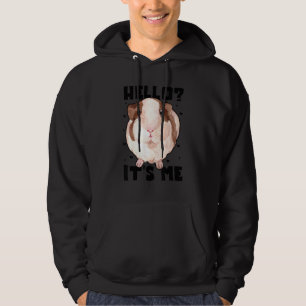 Sudadera Hola Es Gráfico Dueño de Conejillo de Indias Masco