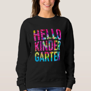 Sudadera Hola Estudiante De Enseñanza De Tye De Niños De Nu