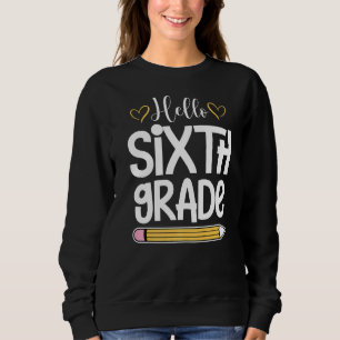 Sudadera Hola Estudiante De Primer Grado De La Escuela