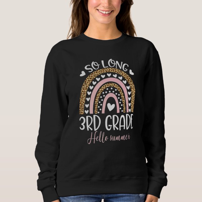 Sudadera Hola, estudiante de tercer curso de verano Gra (Anverso)