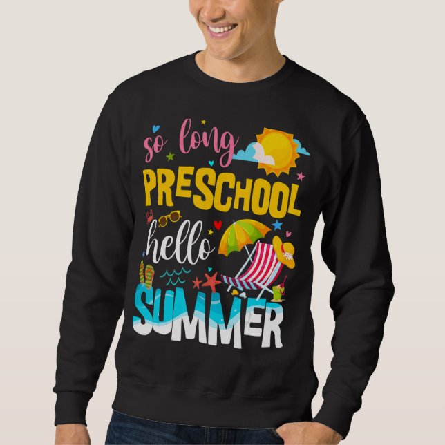Sudadera Hola, estudiante de verano de Vac (Anverso)