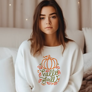 SUDADERA HOLA FALL PUMPKIN TEMÁTICO DE OTOÑO