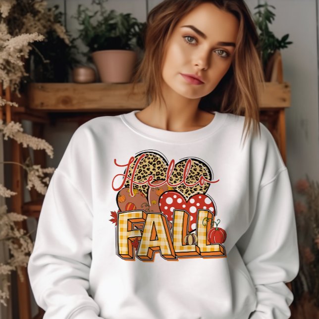 SUDADERA HOLA FALL PUMPKIN TEMÁTICO DE OTOÑO (Subido por el creador)