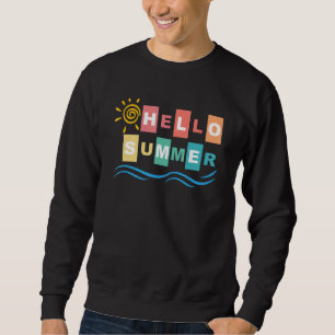 Sudadera Hola Gafas de sol de verano Playa Gráfico Tropic