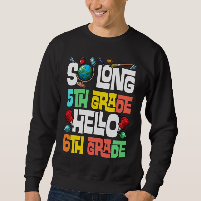 Sudadera Hola Grado 6. Grado 5. (Anverso)