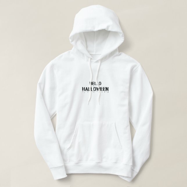 Sudadera Hola Halloween (Diseño del anverso)