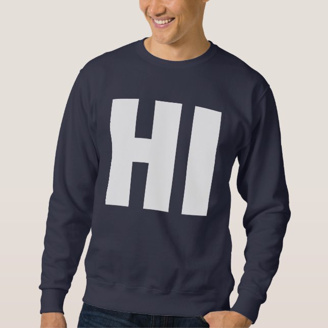 Sudadera HOLA (hola) (Anverso)