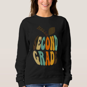 Sudadera Hola maestro de segundo grado primer día de escuel