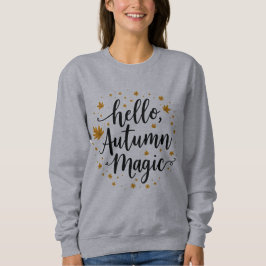 Sudadera hola, magia de otoño