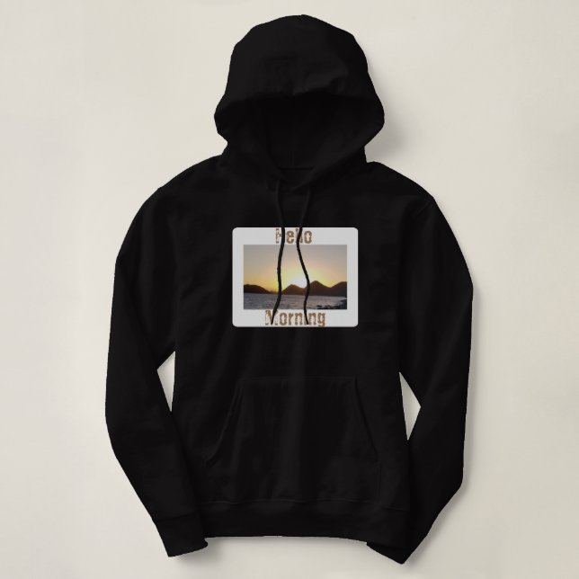 SUDADERA HOLA MAÑANA (Diseño del anverso)