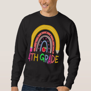 Sudadera Hola niños de cuarto grado del arco iris de vuelta