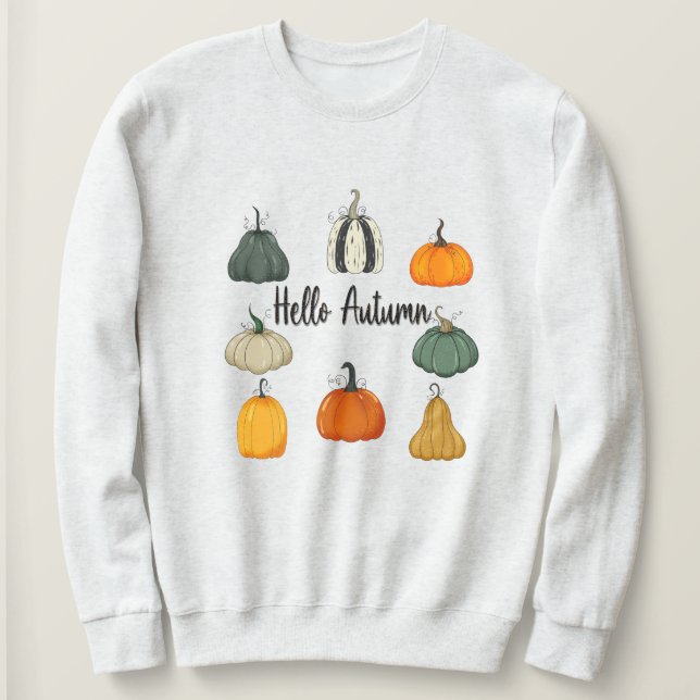 Sudadera Hola Otoño (Anverso del diseño)