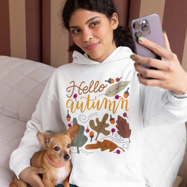 Sudadera Hola Otoño, Otoño Cae Vibes (Subido por el creador)
