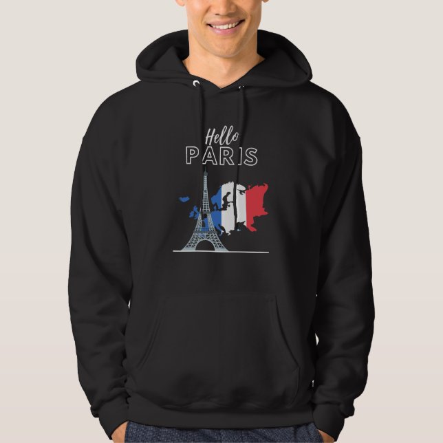Sudadera Hola Paris Hoodie (Anverso)