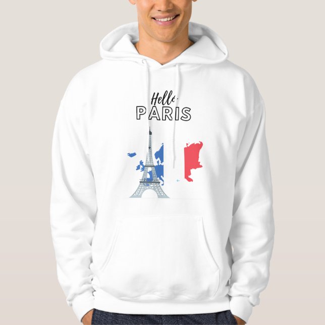 Sudadera Hola Paris Hoodie (Anverso)