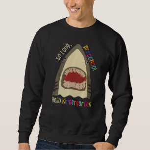 Sudadera Hola preescolar, bribón infantil, tiburón preescol