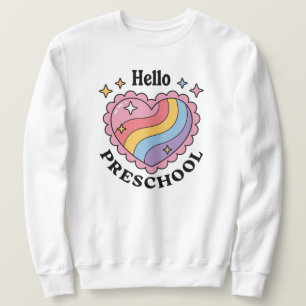 Sudadera Hola Preescolar   De vuelta a la escuela preescola