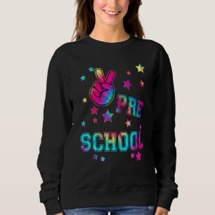 Sudadera Hola Preescolar Tie Dye First Day Back S