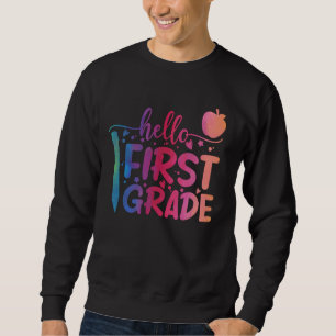 Sudadera Hola primer grado Equipo de primer grado Volver a