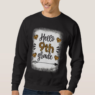 Sudadera Hola Profesor De 9º Grado Primer Día De La Escuela
