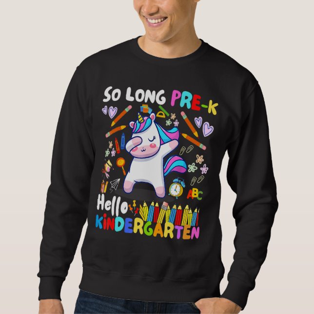 Sudadera Hola profesor de guardería (Anverso)