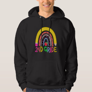Sudadera Hola, profesores de arco iris de 2º grado, niños d