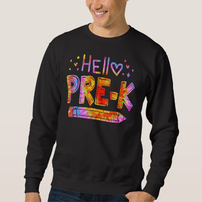 Sudadera Hola Profesores De Predicación K Niños De Vuelta A (Anverso)