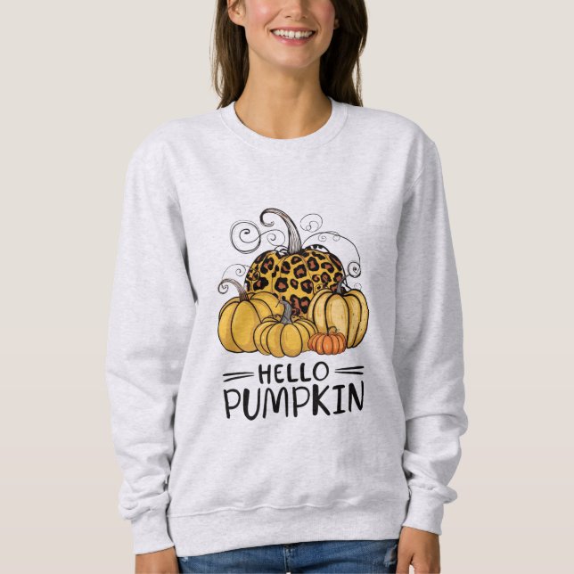Sudadera Hola Pumpkin Lover Fall Season Otoño Thanksgivin (Anverso)