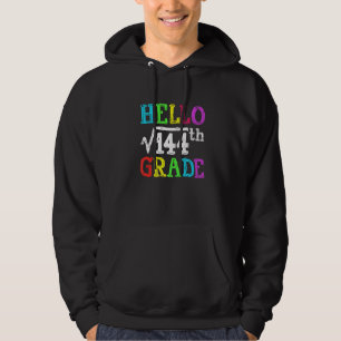 Sudadera Hola Raíz Cuadrada De 144 Matemáticas De 12º Grado