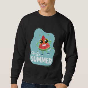 Sudadera Hola sandía de verano con gafas de sol 3