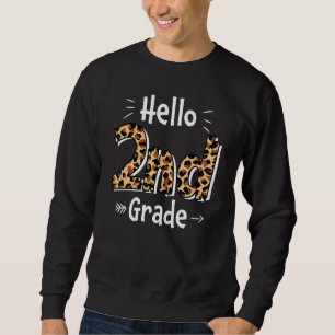 Sudadera Hola segundo grado Cute segundo grado