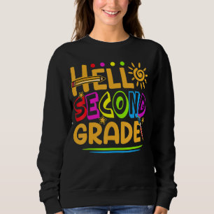 Sudadera Hola segundo grado Divertido segundo grado de vuel