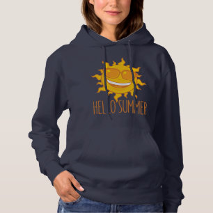 Sudadera Hola Sol de verano con gafas de sol