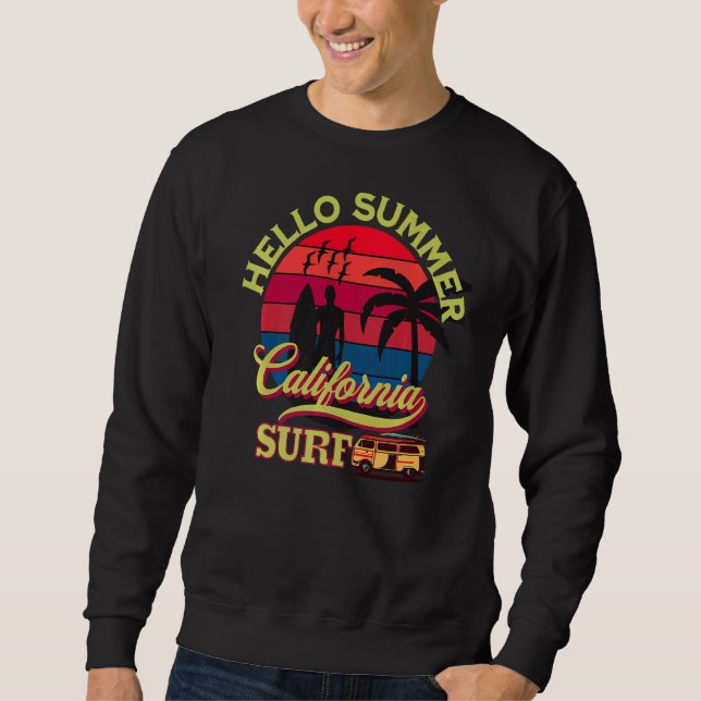 Sudadera Hola Summer California Dreaming Surf Beach (Anverso)