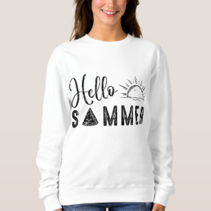 Sudadera Hola Summer Funny Watermelon Fruit Eater Gráfico