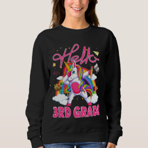 Sudadera Hola, Unicornio De 3er Grado, Amante De Volver A L