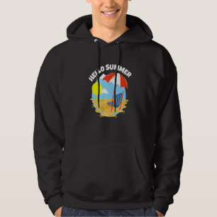 Sudadera Hola Verano En El Mar Del Sol De Playa Y Vacat De 